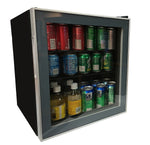 Avanti 1.6 Cu. Ft. Energy Star. Glass Door Refrigerator, Beverage Cooler, Black (ARBC17T2PG)