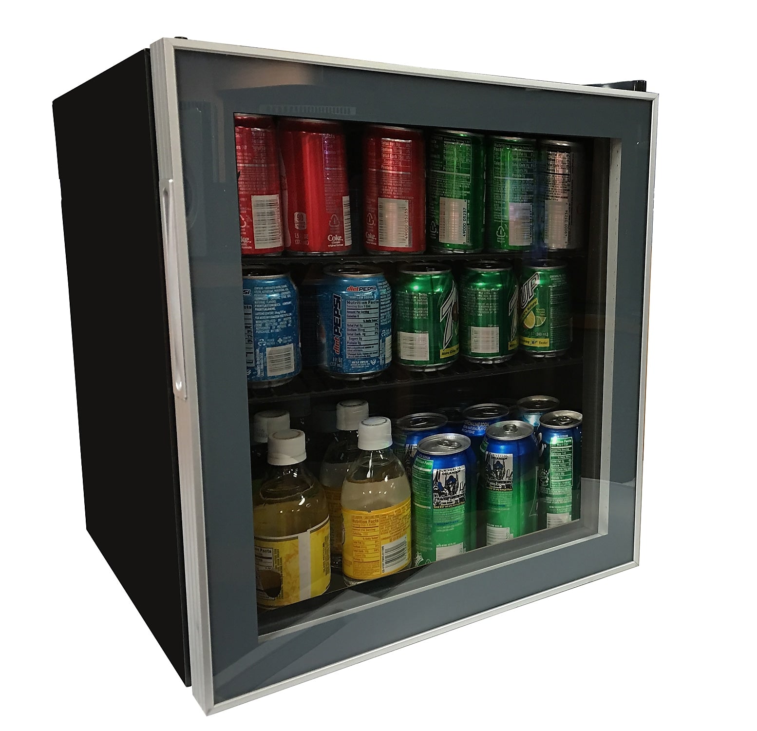 Avanti 1.6 Cu. Ft. Energy Star. Glass Door Refrigerator, Beverage Cooler, Black (ARBC17T2PG)