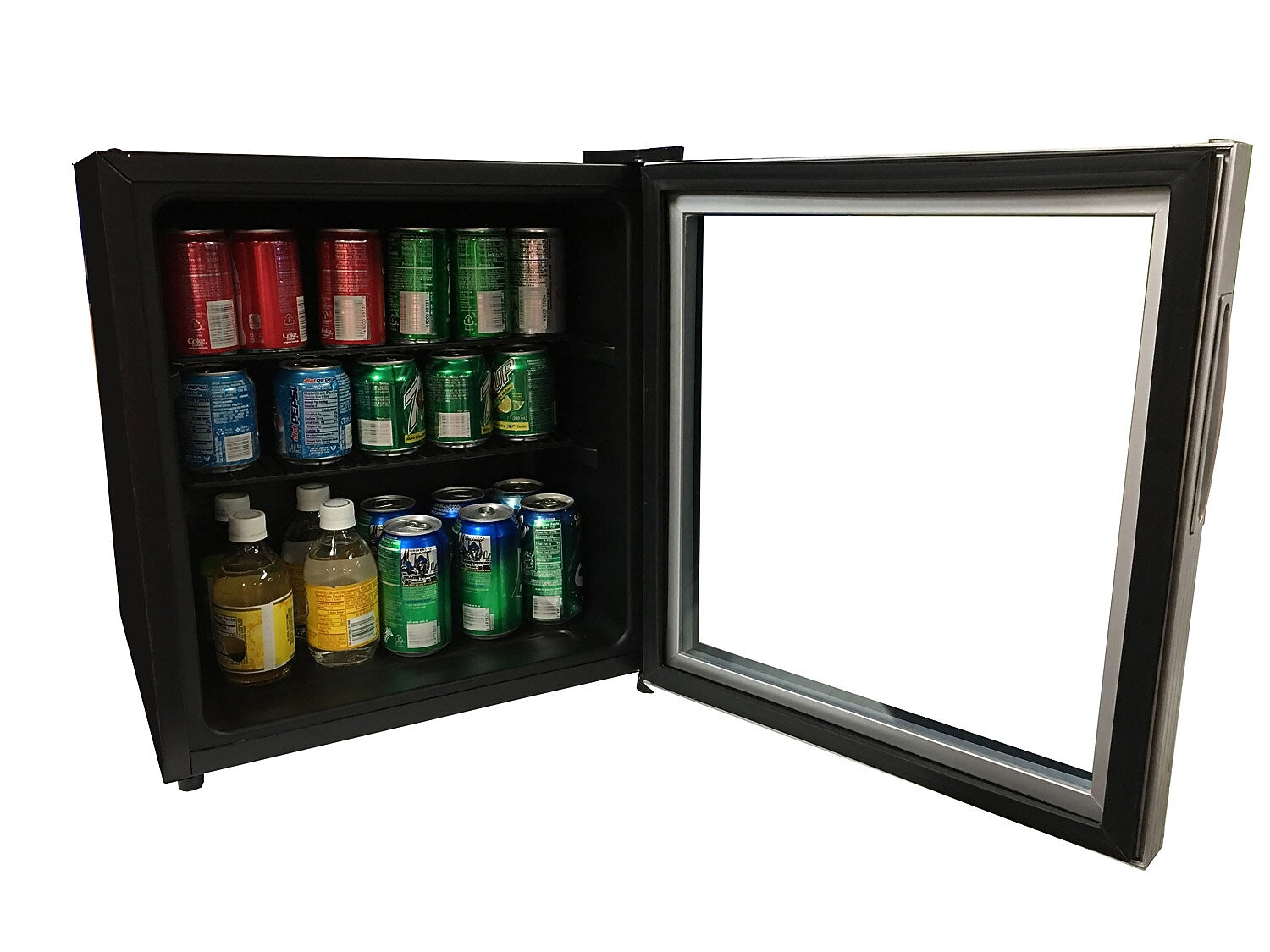 Avanti 1.6 Cu. Ft. Energy Star. Glass Door Refrigerator, Beverage Cooler, Black (ARBC17T2PG)
