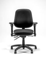 BodyBilt Fabric Petite Ergonomic Task Chair, Black Fabric(J2406Y2PB7020ST)