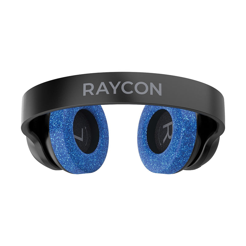 Raycon The Fitness Wireless Noise Canceling Over-Ear Headphones with Microphone, Bluetooth, Black Steel (RBH841-23E-BLA)