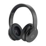 Raycon The Fitness Wireless Noise Canceling Over-Ear Headphones with Microphone, Bluetooth, Black Steel (RBH841-23E-BLA)