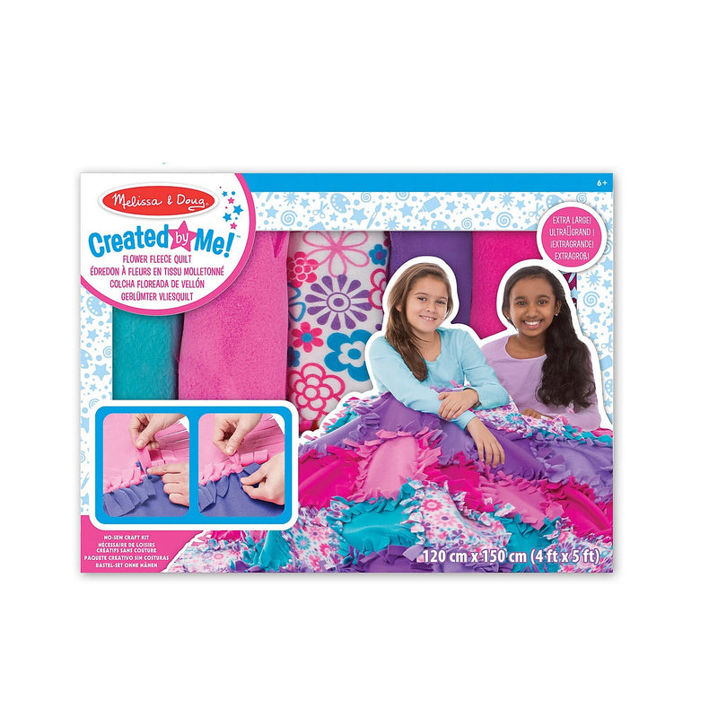 Melissa & Doug Dress-Up Shoes, Role Play Collection with Created by Me, Flower Fleece Quilt (8544-8561-KIT)