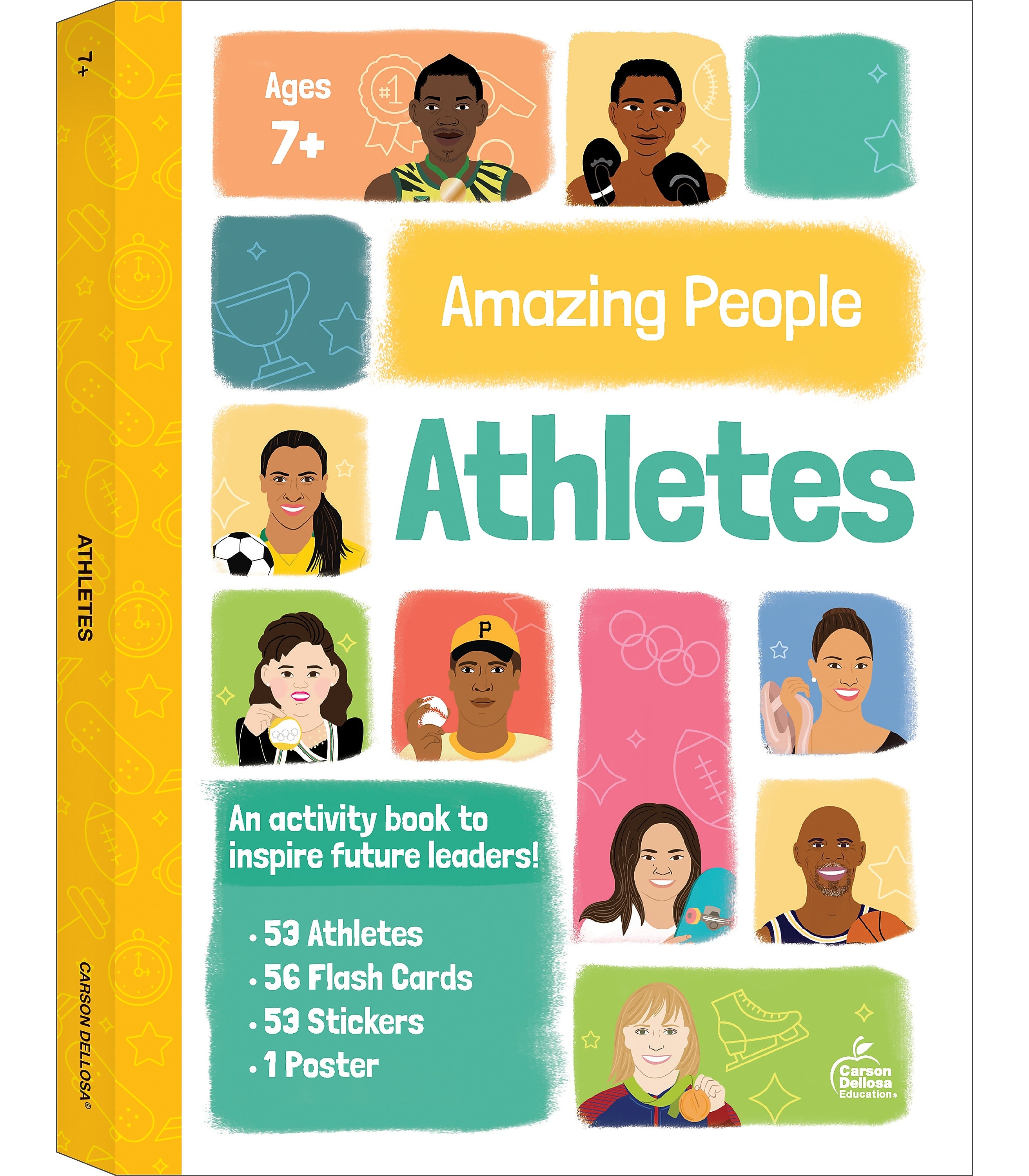 Carson-Dellosa Paperback Activity Book Amazing People: Athletes (705463)