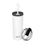 ASOBU Super Sippy Insulated Coffee Tumbler, 20 oz., White (NA-ICT200)