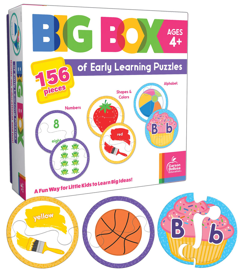 Carson Dellosa Big Box of Early Learning Puzzle Games