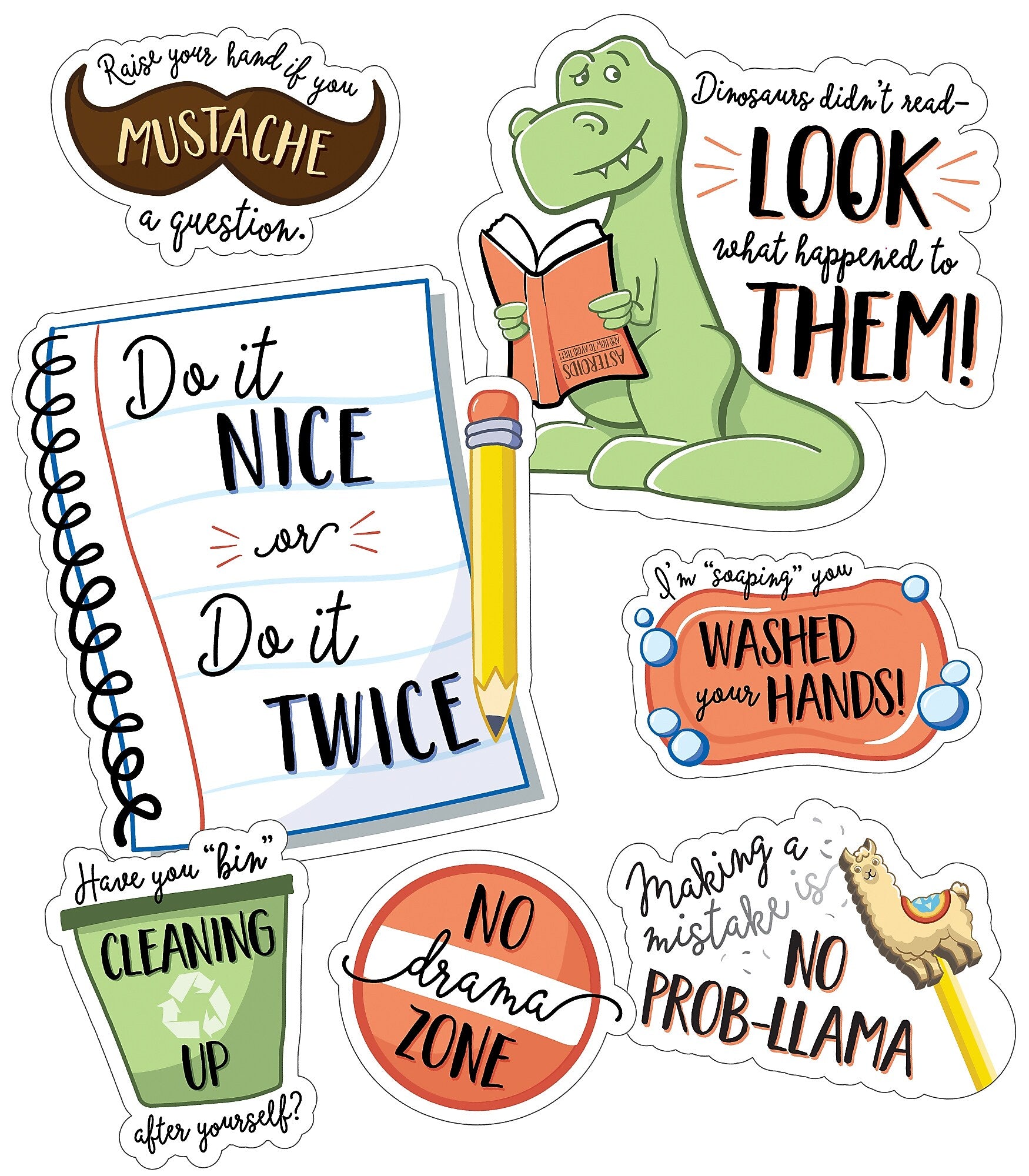 Carson-Dellosa Playful Classroom Reminders Mini Bulletin Board Set (110521)