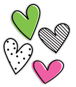 Carson-Dellosa Kind Vibes Jumbo Doodle Hearts Cutouts