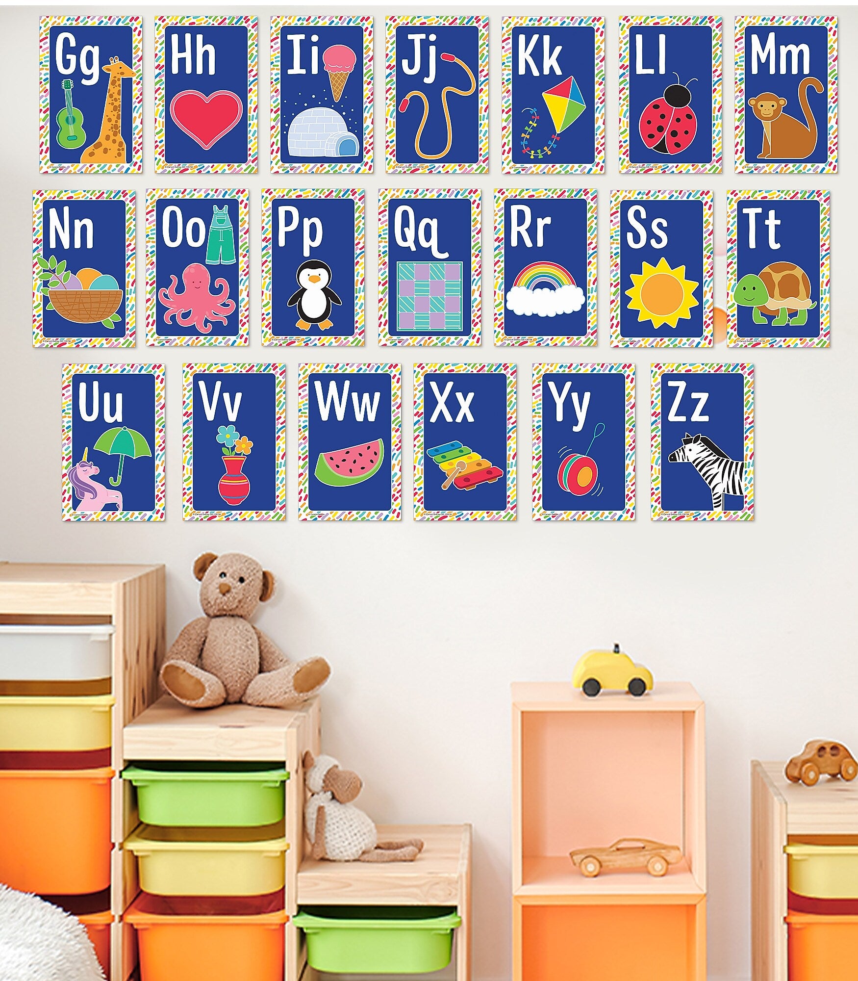 Carson-Dellosa Mini Posters: Alphabet Cards Poster Set