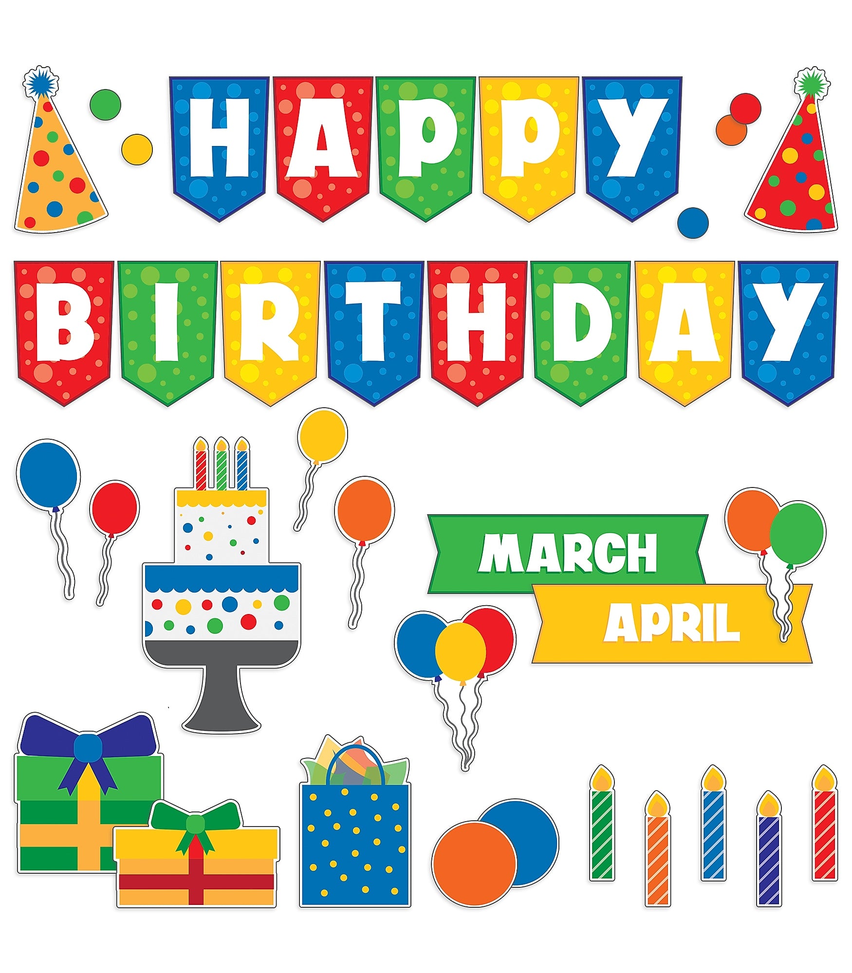 Carson-Dellosa Birthday Fun Bulletin Board Set (110562-EC)
