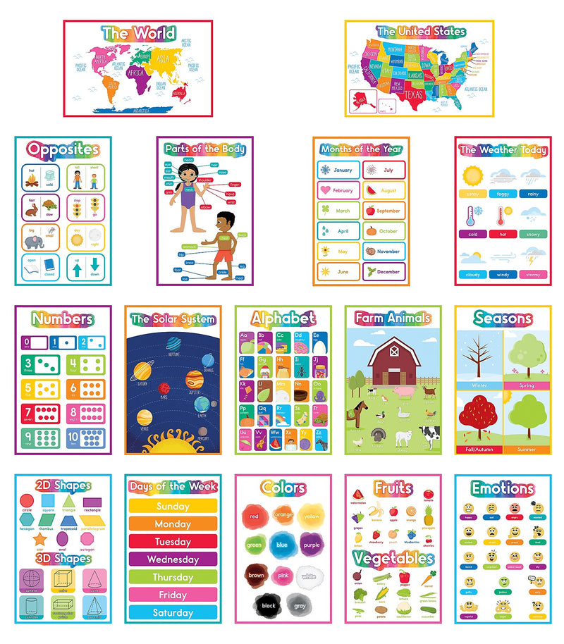 Carson-Dellosa Early Learning Posters