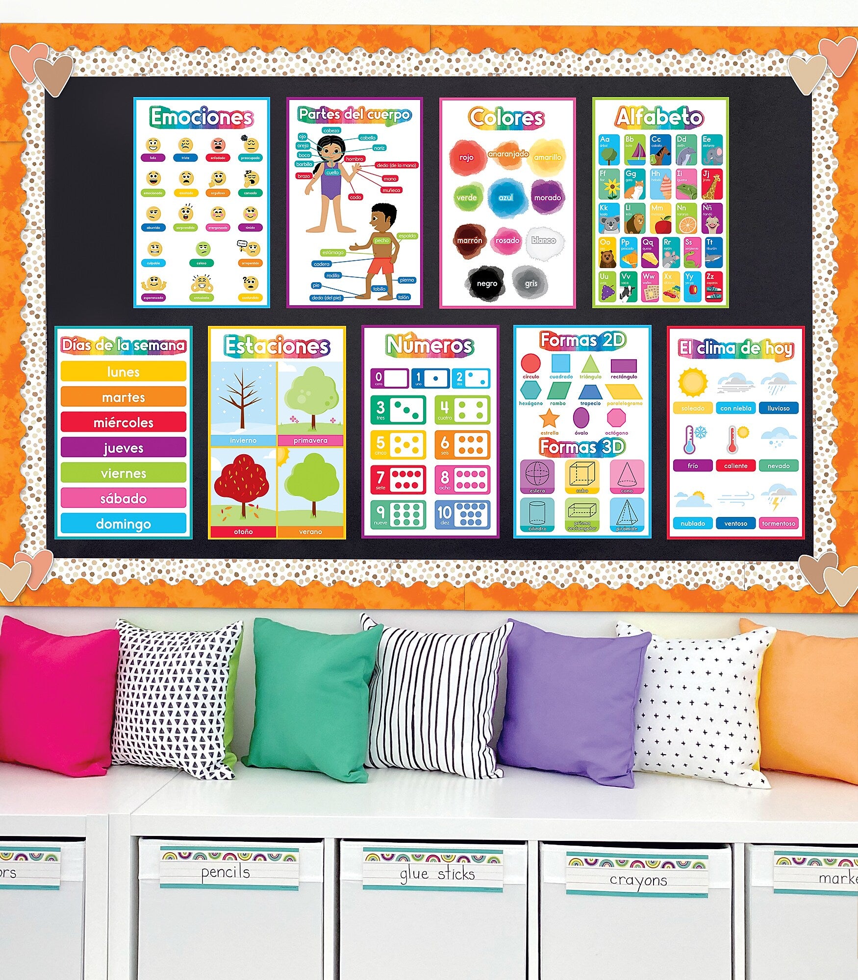 Carson-Dellosa Spanish Early Learning Posters
