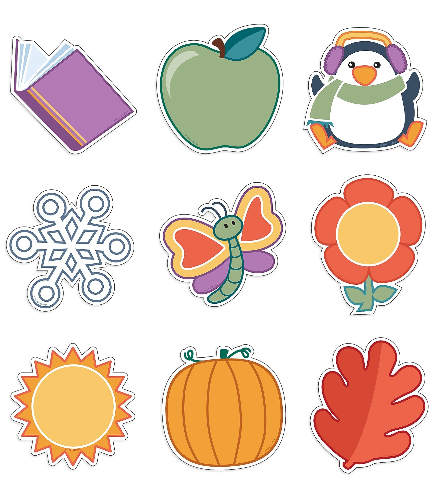 Carson-Dellosa Year-Round Seasonal Mega Pack Cutouts