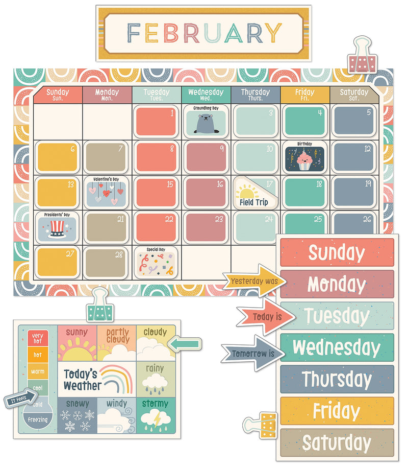 Carson-Dellosa We Belong Calendar Bulletin Board Set (110568)