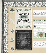 Carson-Dellosa Farmhouse Alphabet Line: Cursive Bulletin Board Set (110574)