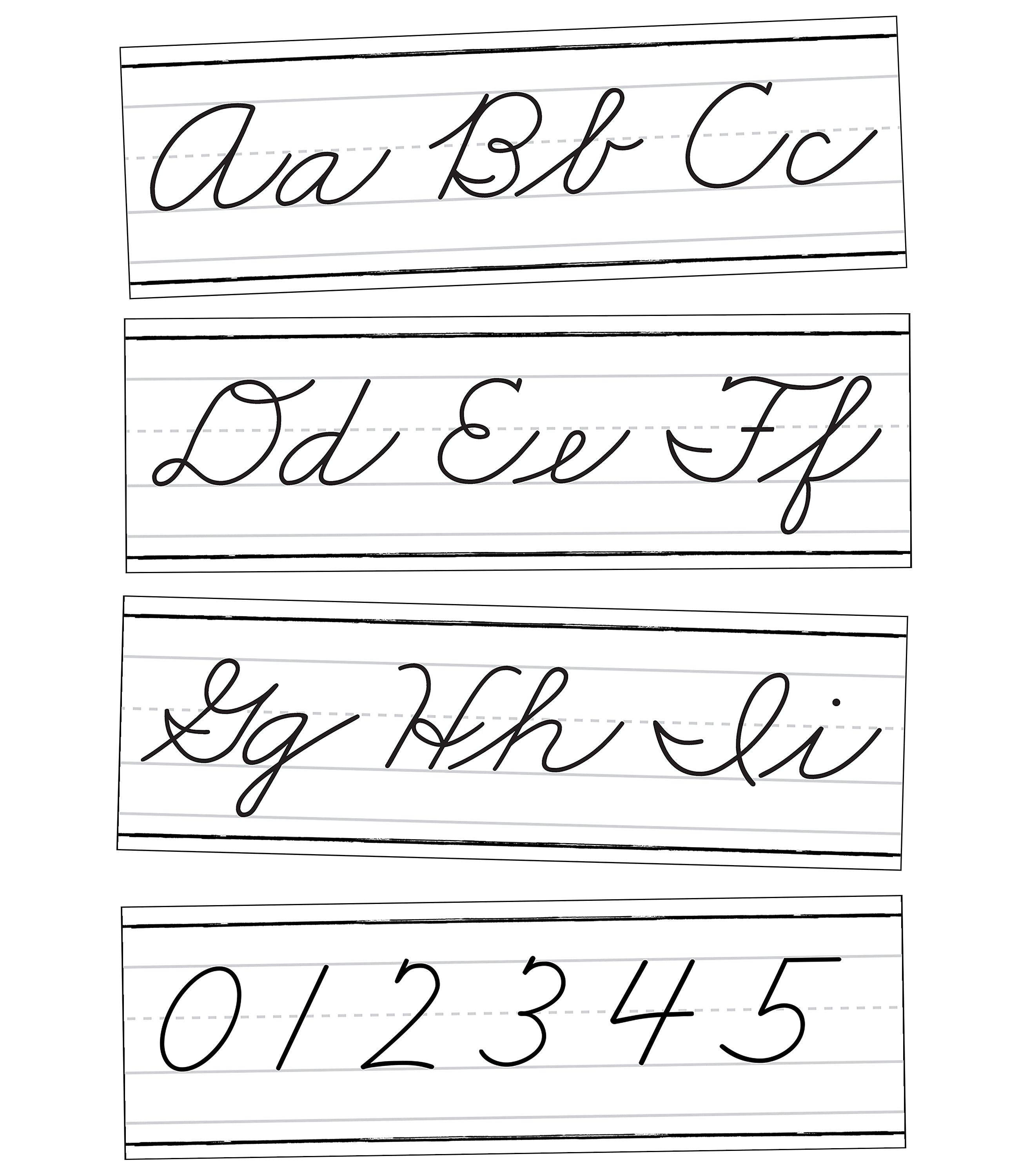 Carson-Dellosa Farmhouse Alphabet Line: Cursive Bulletin Board Set (110574)