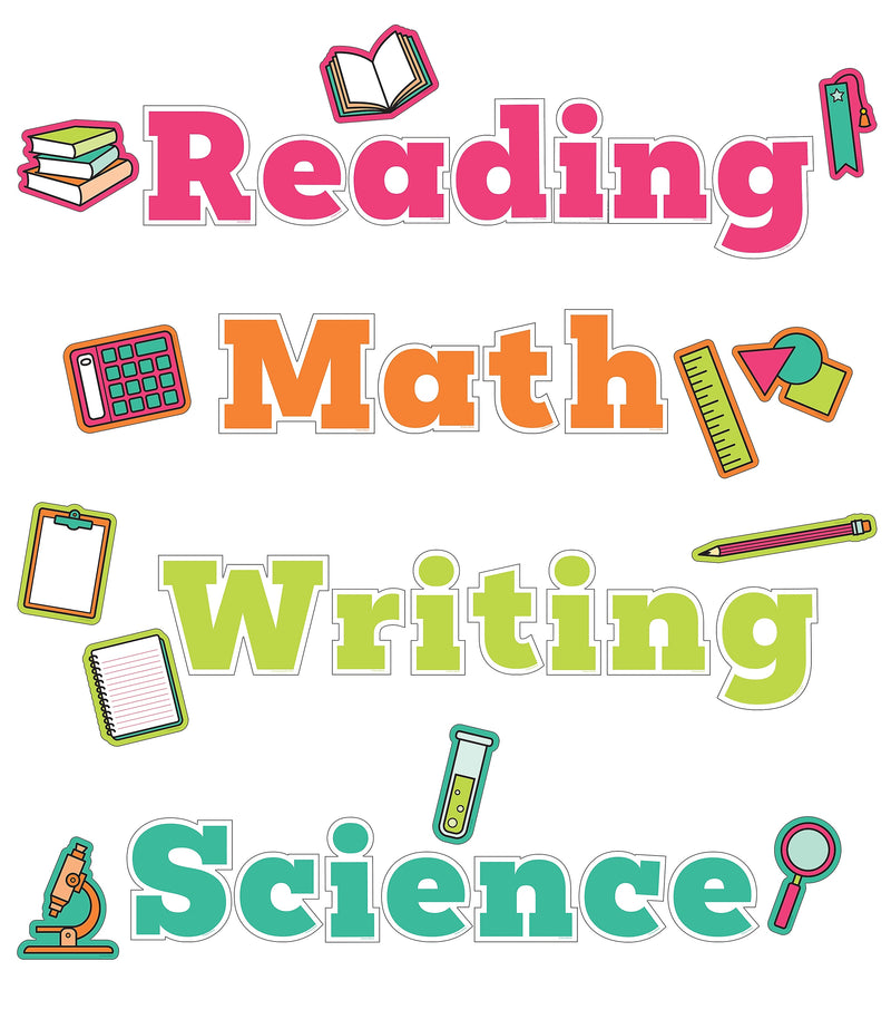 Carson-Dellosa Wall Signs for Core Subjects Bulletin Board Set (110570)