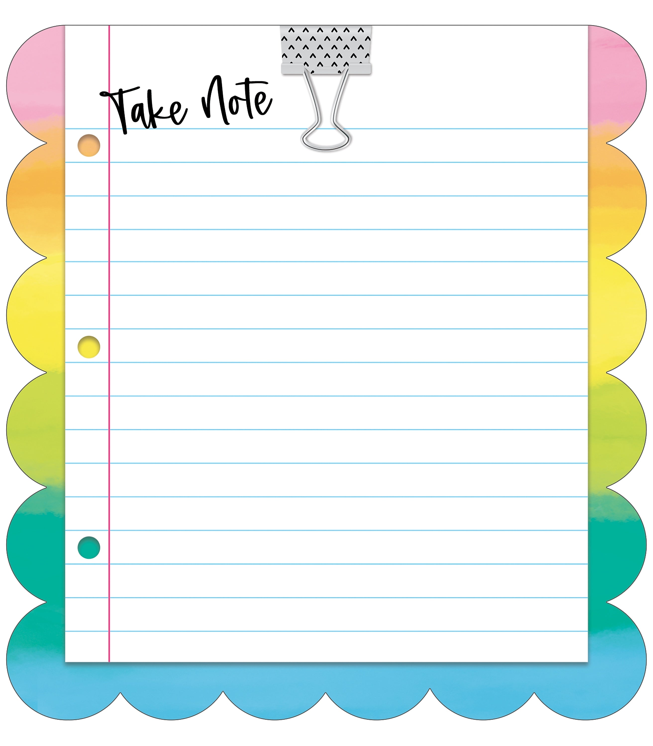 Carson-Dellosa Take Note Notepad, 50 sheets (151308)