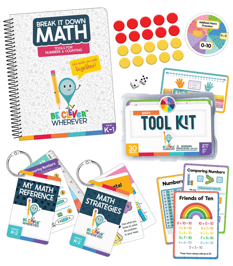 Carson-Dellosa Learning Kit Math Student Bundle, Grade 1 (145325)