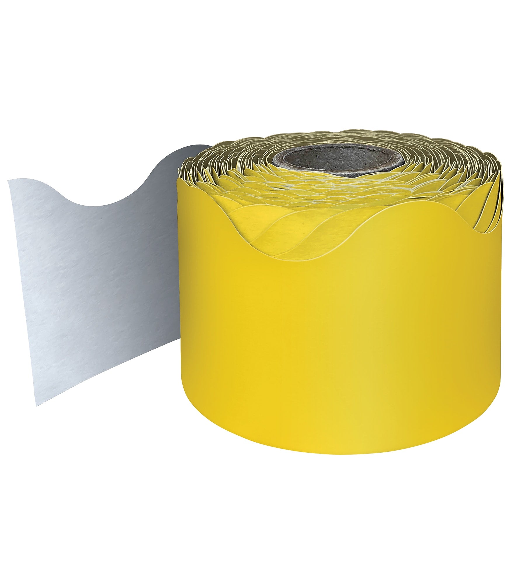 Carson-Dellosa Rolled Scalloped Bulletin Board Borders, Yellow (108467)