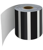 Carson-Dellosa Rolled Straight Bulletin Board Borders, Black and White Vertical Stripes (108476)