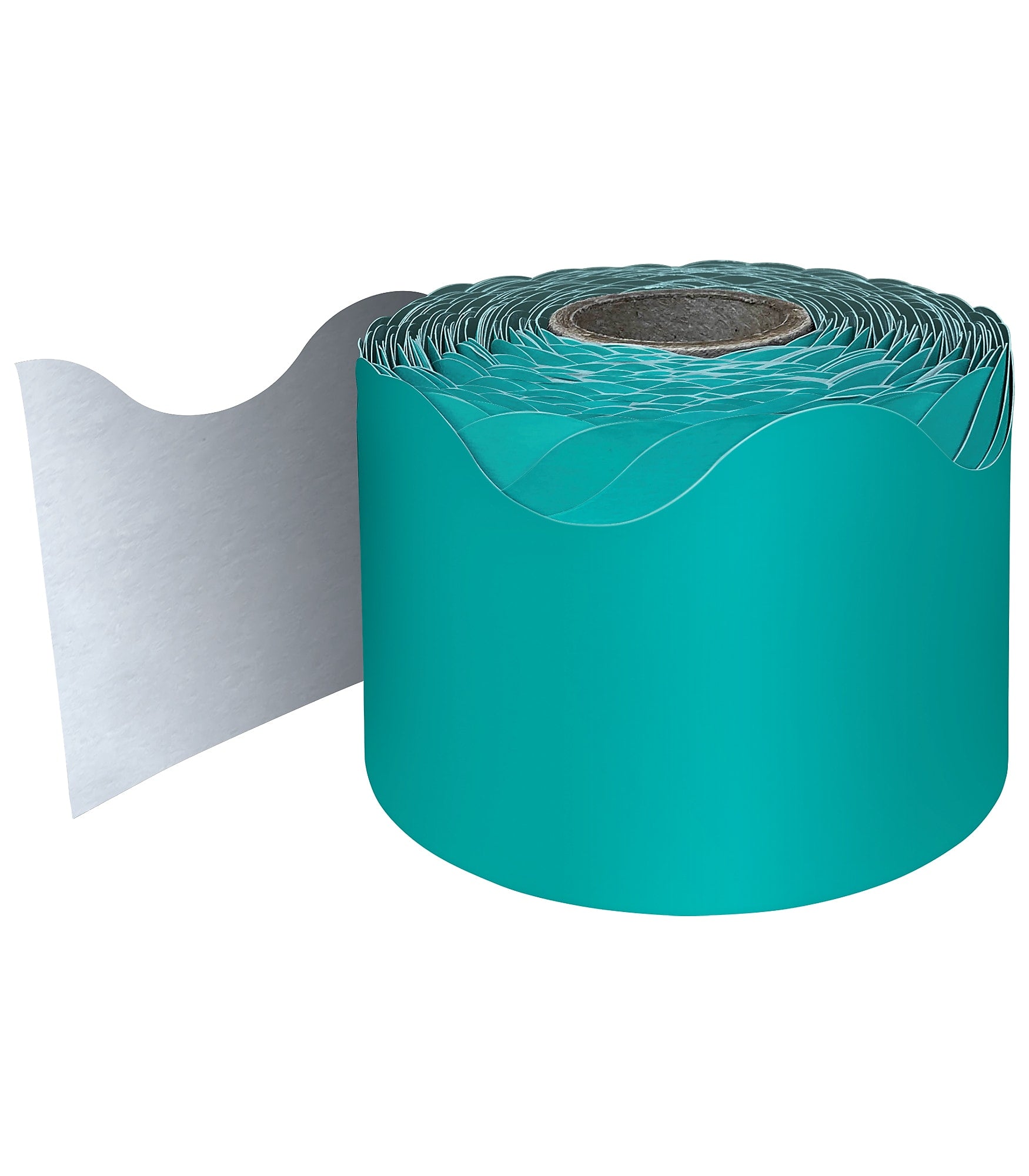 Carson-Dellosa Rolled Scalloped Bulletin Board Borders, Teal (108471)