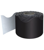 Carson-Dellosa Rolled Scalloped Bulletin Board Borders, Black (108472)