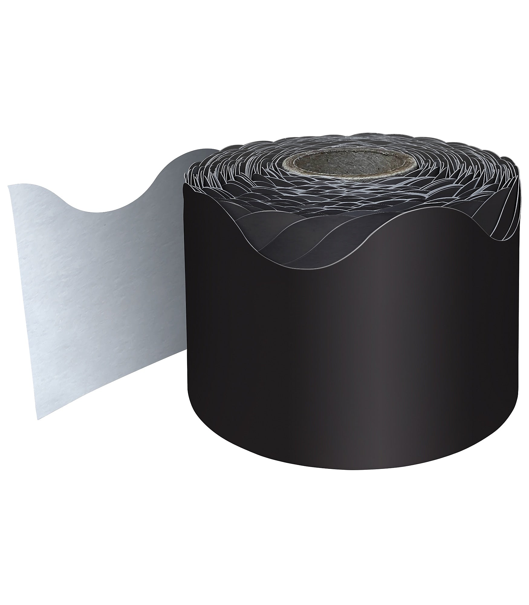Carson-Dellosa Rolled Scalloped Bulletin Board Borders, Black (108472)