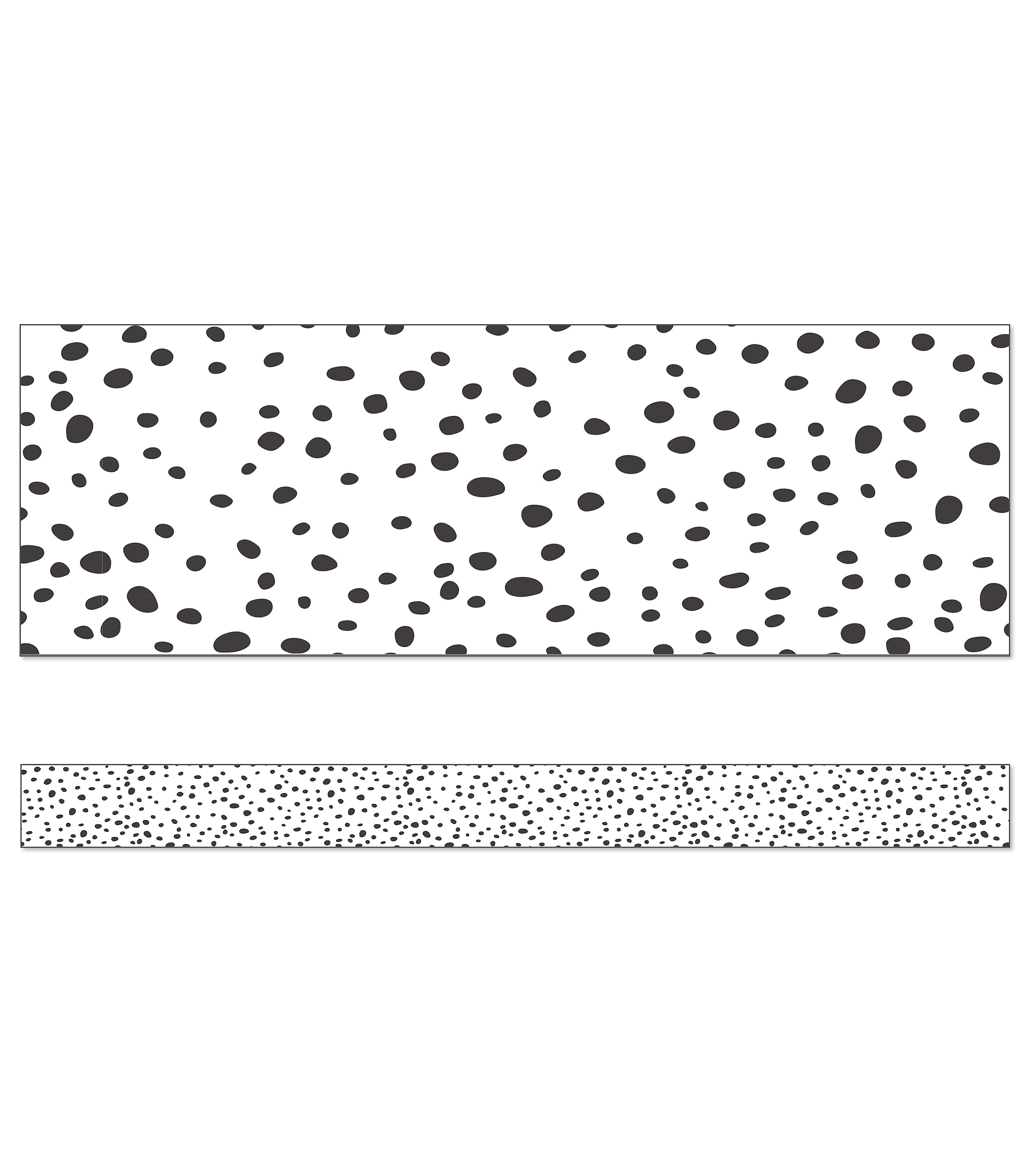 Carson-Dellosa We Belong Black Dots Straight Bulletin Board Borders (108495)