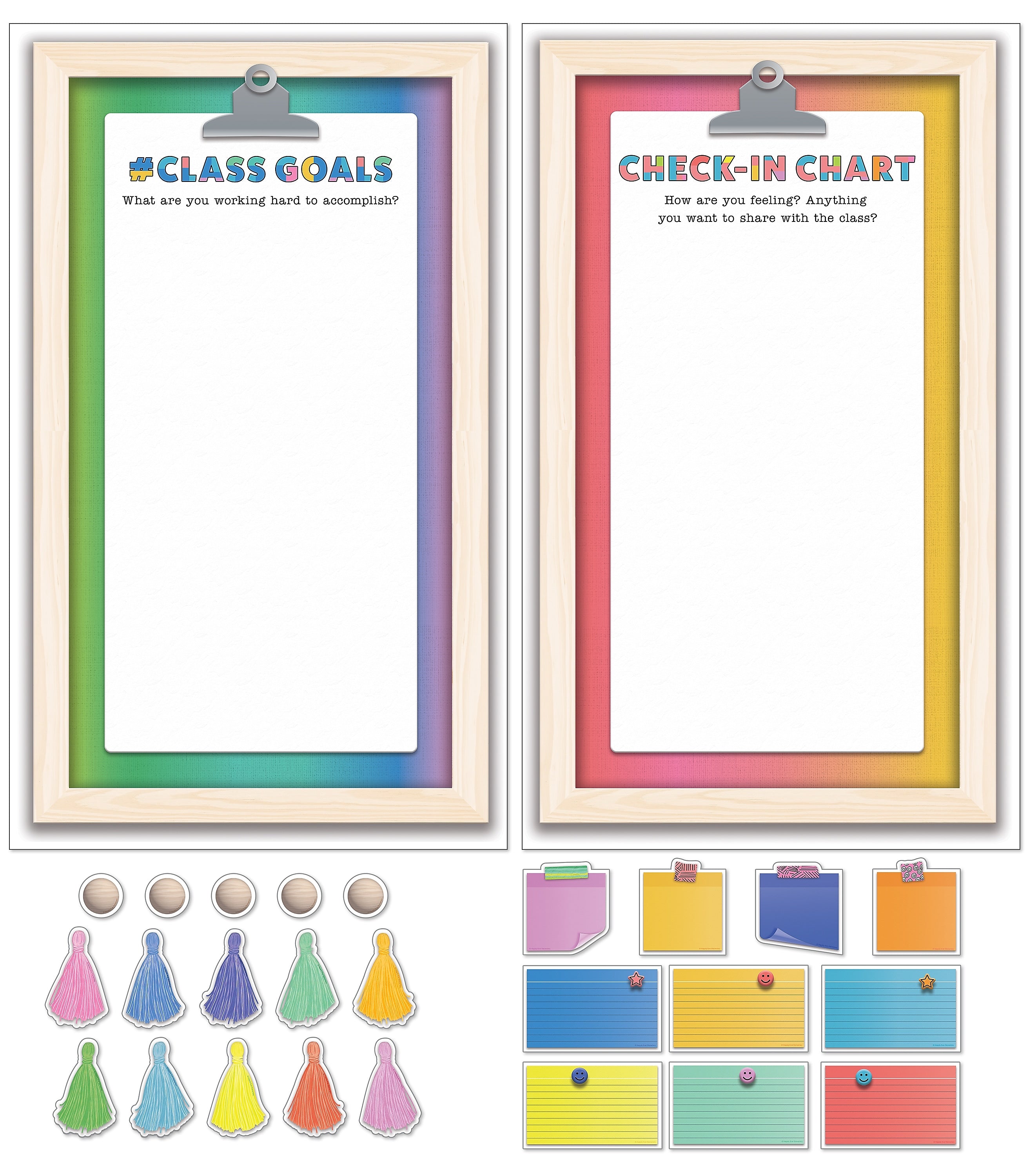 Carson-Dellosa Happily Ever Elementary Creatively Inspired Classroom Community Charts Bulletin Board Set (110582)