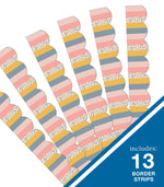 Carson-Dellosa We Belong Stripes Scalloped Bulletin Board Borders (108493)