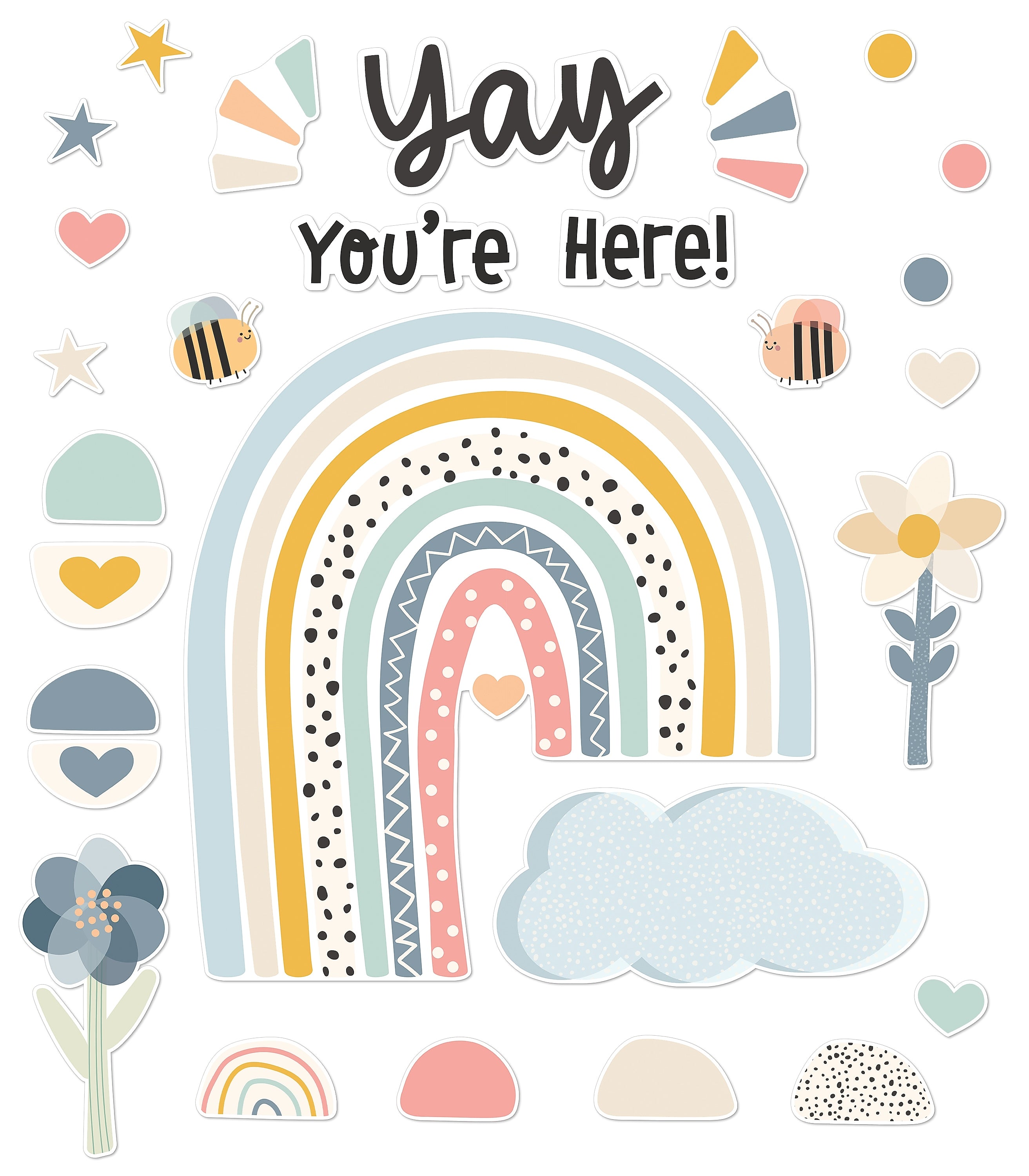 Carson-Dellosa We Belong Yay You're Here! Bulletin Board Set (110566)