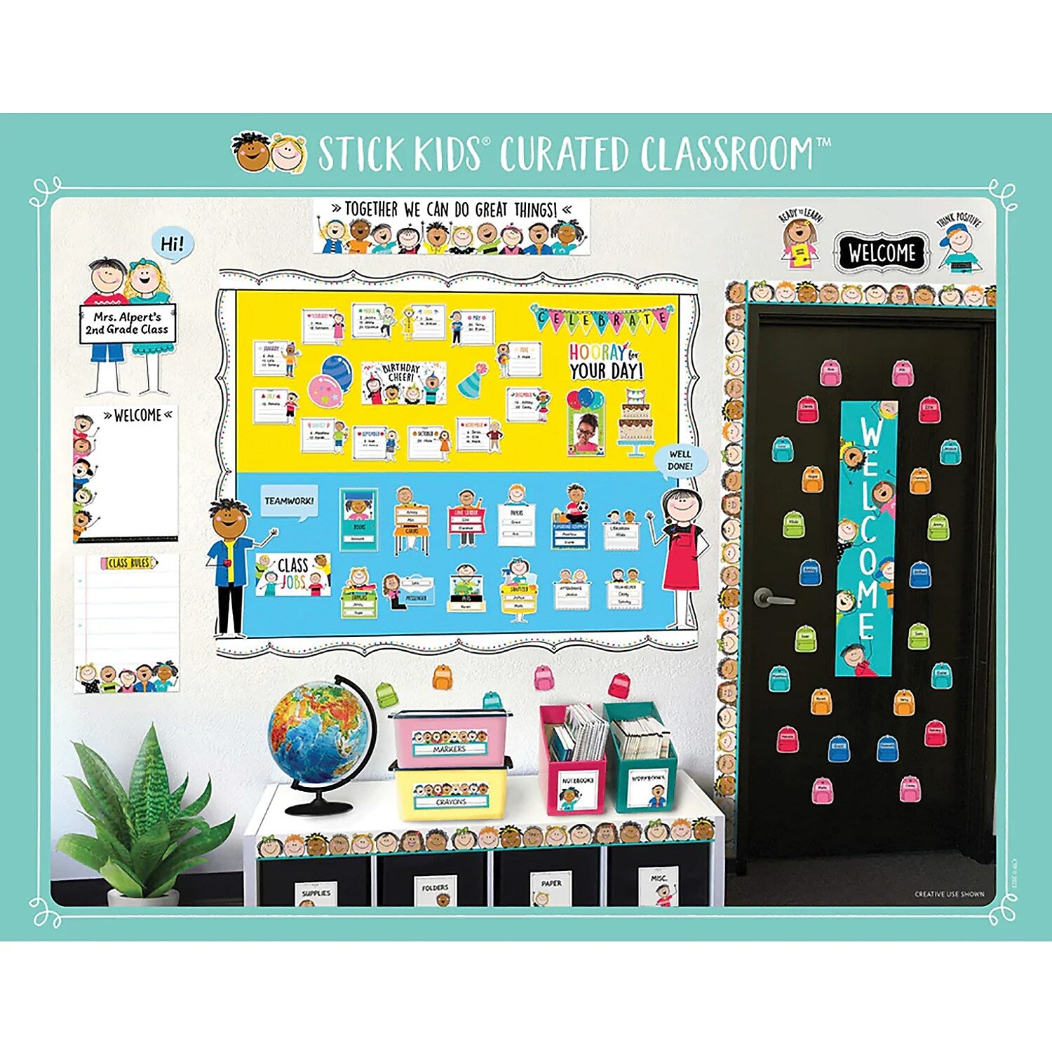 Creative Teaching Press® Stick Kids Curated Classroom