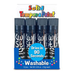 The Pencil Grip Kwik Stix Paint Markers, Black, 12 Per Box, 12 Boxes