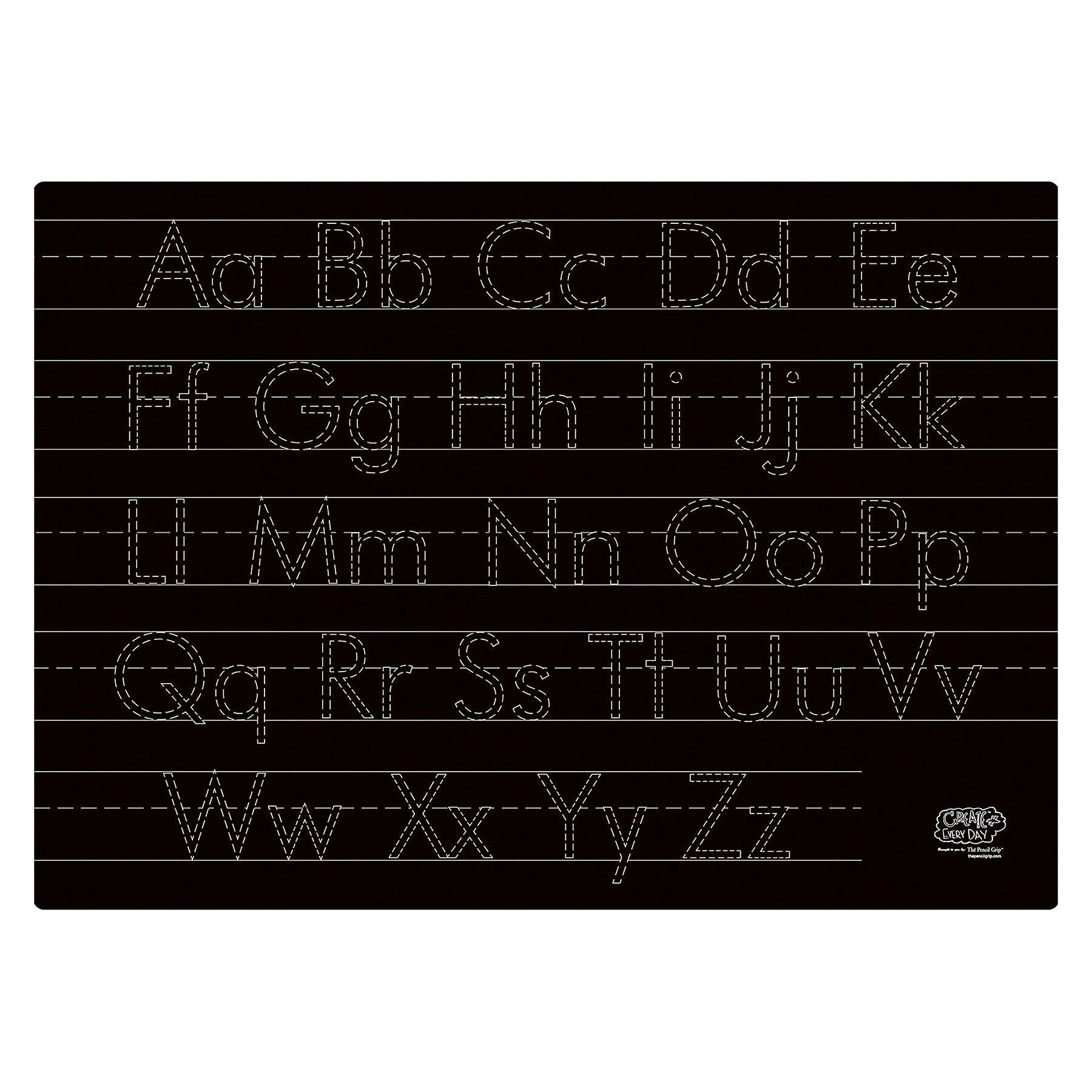 The Pencil Grip Activity Playmat - Letters (2-Sided), Pack of 6