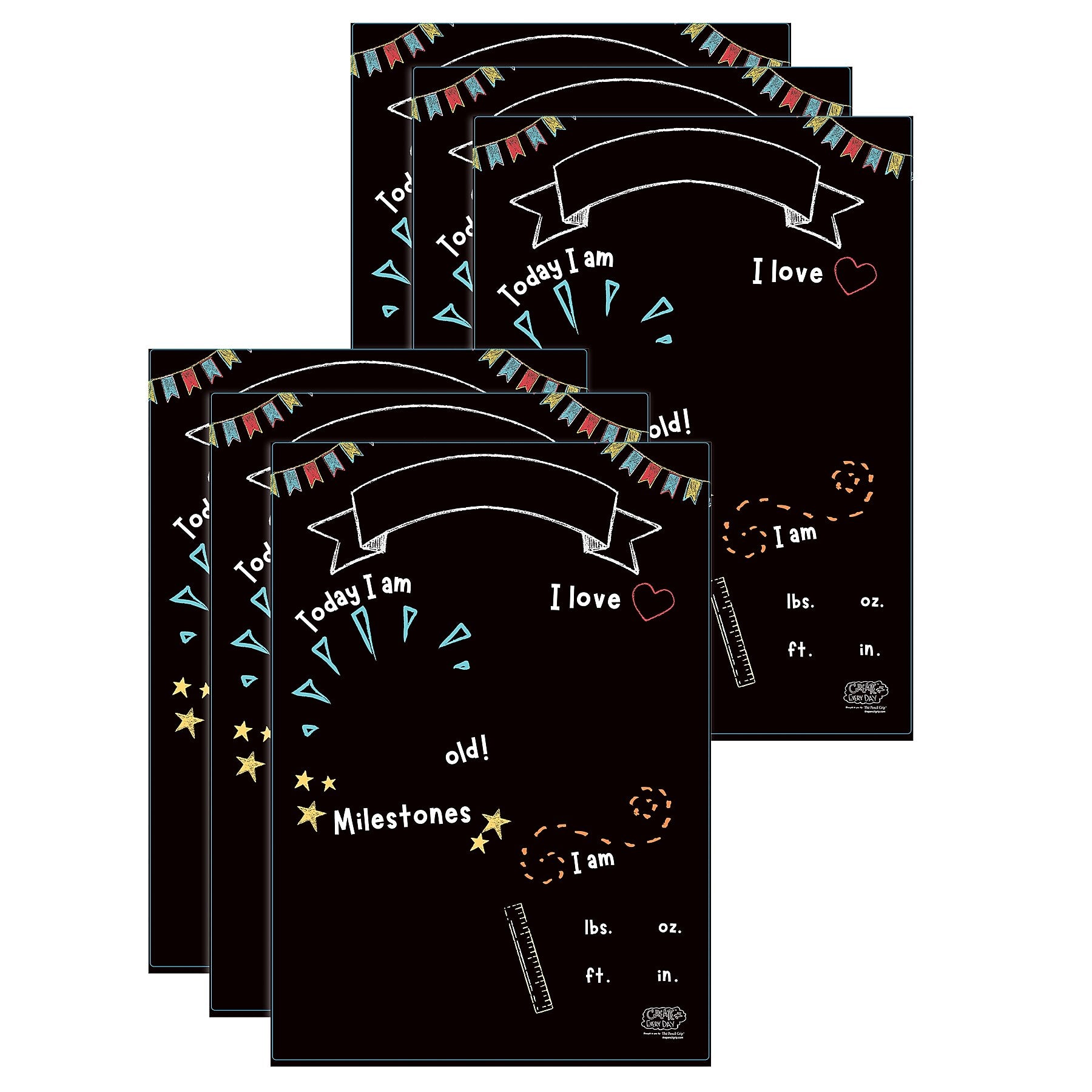 The Pencil Grip Activity Playmat - Home Milestones, Pack of 6