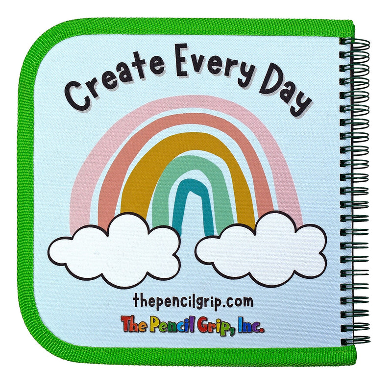 The Pencil Grip Daily Doodler Reusable Activity Book- Sea Life Cover, Includes 4 Wonder Stix