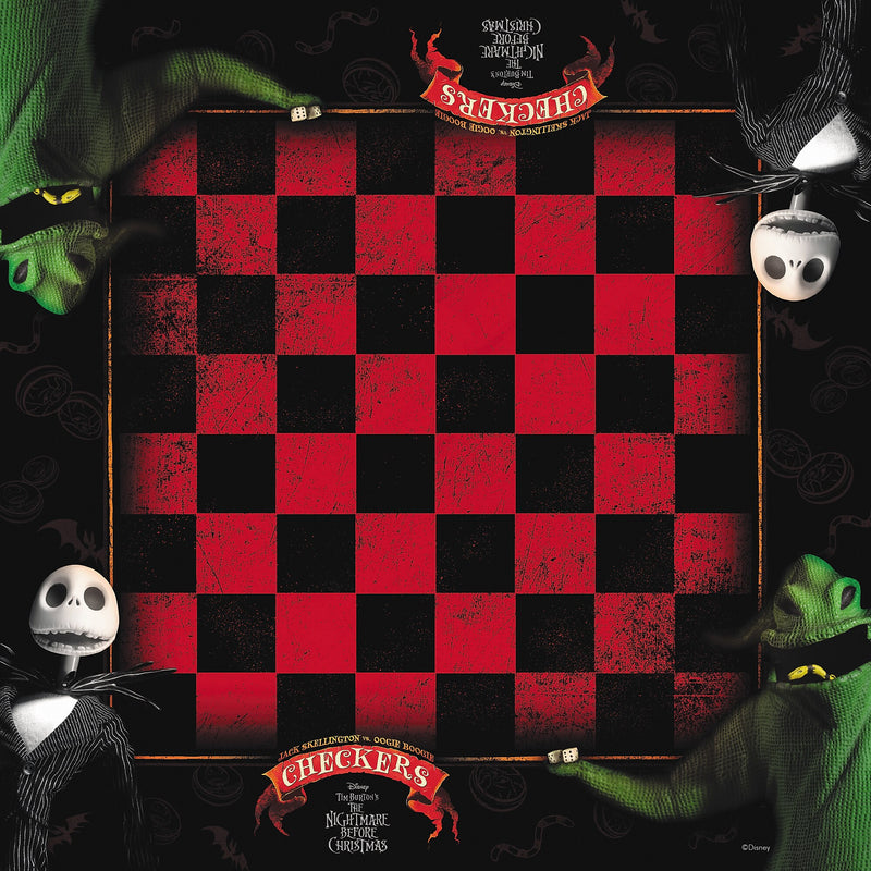 USAopoly Checkers: Disney Tim Burton The Nightmare Before Christmas