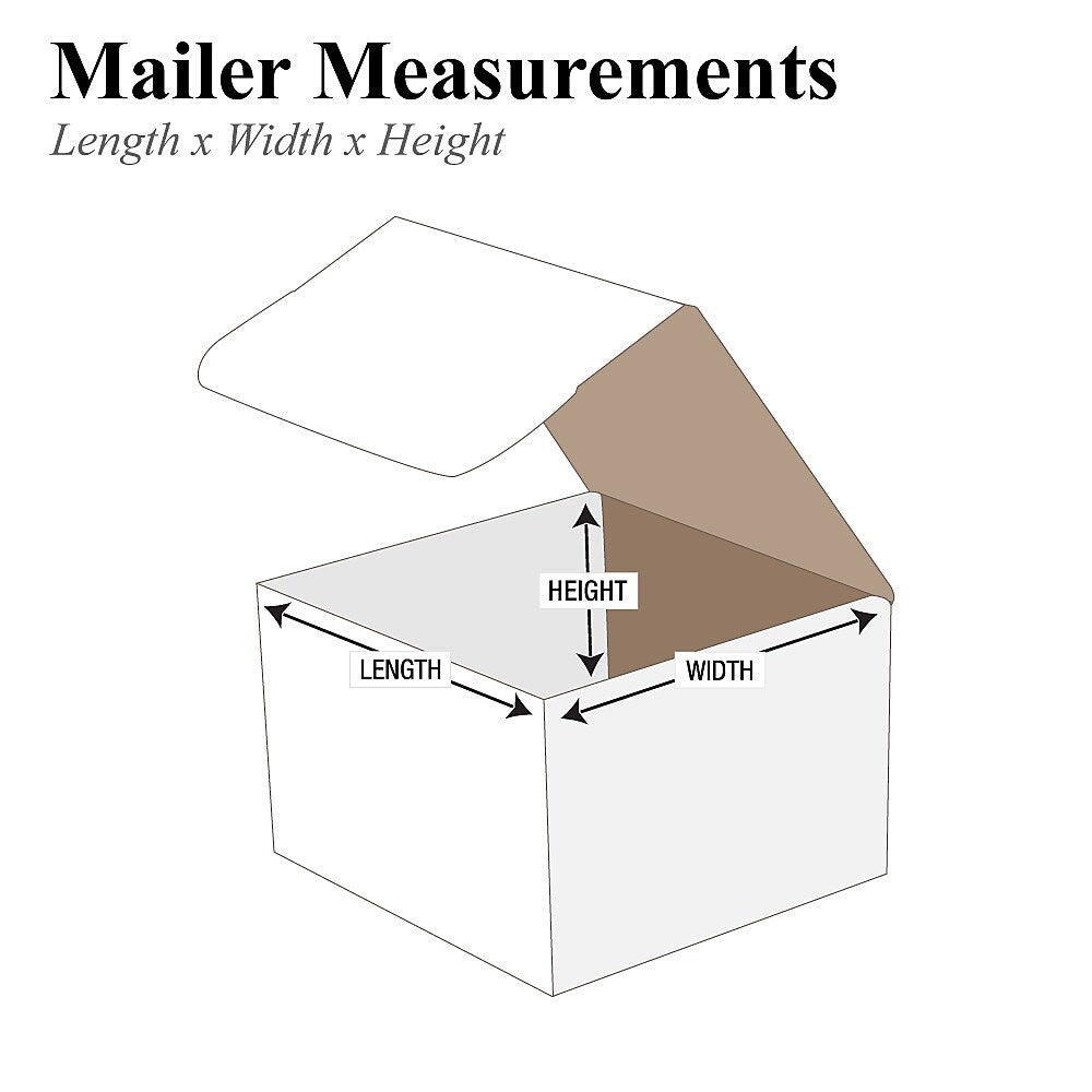 6" x 6" x 6" Corrugated Mailers, 50/Bundle (M666)