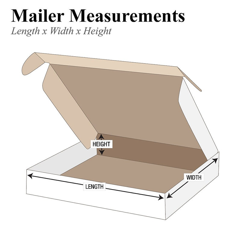 Partners Brand Deluxe Literature Mailers, 24" x 18" x 6", White, 25/Bundle (MFL24186)