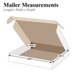 17 1/8" x 11 1/8" x 4" - Deluxe Literature Mailer, 50/Bundle