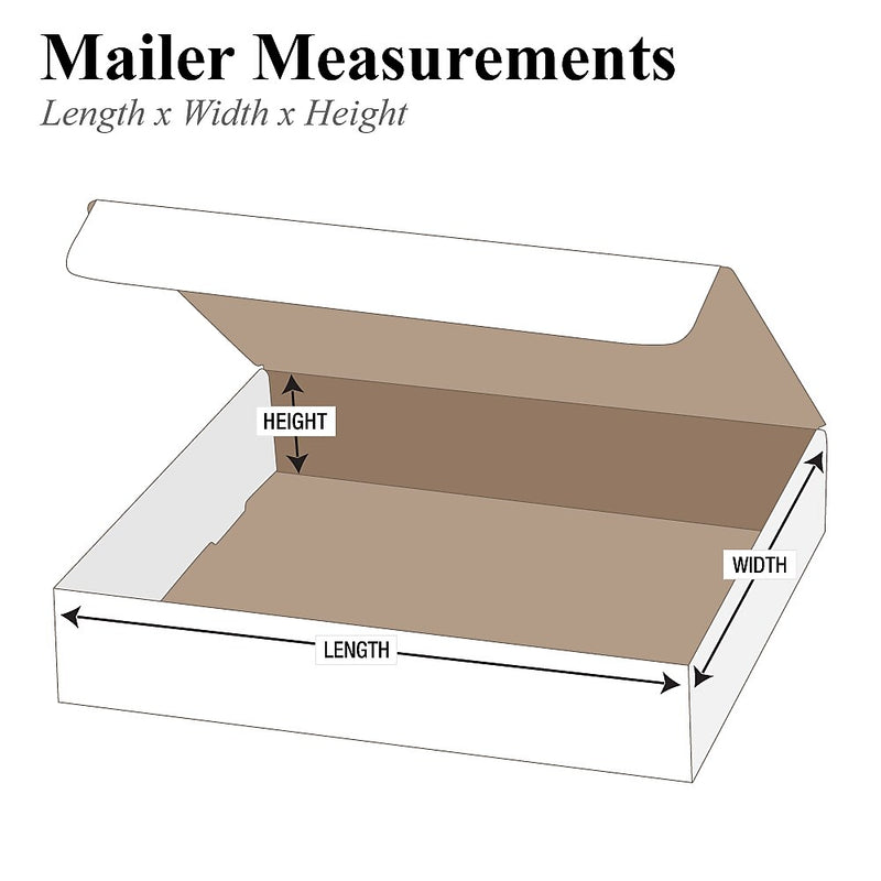 Literature Mailers, 30" x 24" x 4", White, 25/Bundle (ML30244)