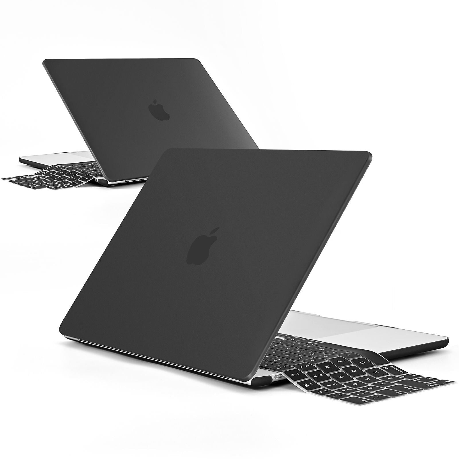 TechProtectus Hard-Shell Case/Keyboard Cover for Apple 15" Macbook Air 2023 M2, Black (TP-BK-MA15M2)