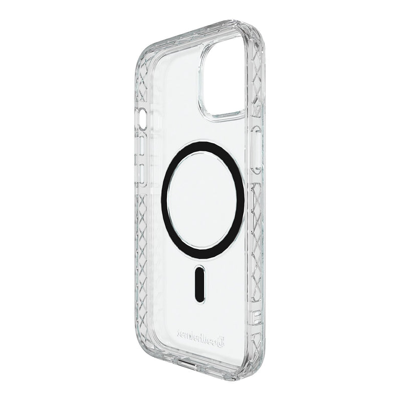 cellhelmet Magnitude Series MagSafe Phone Case for iPhone 15 (6.1"), Crystal Clear (C-MAG-i15-6.1-CC)