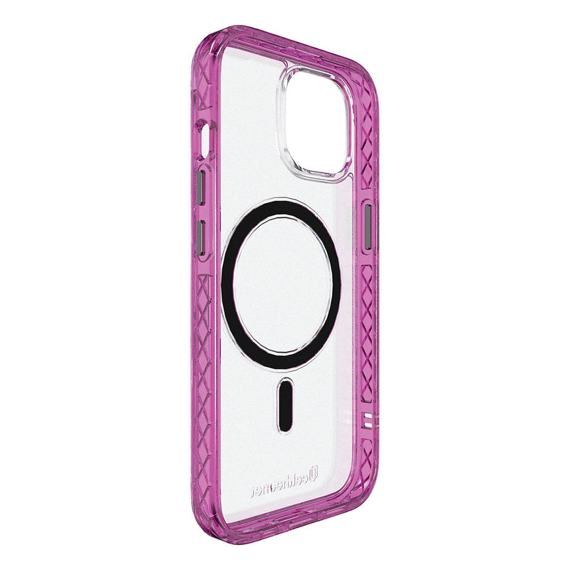 cellhelmet Magnitude Series MagSafe Phone Case for iPhone 15 (6.1"), Vivid Magenta (C-MAG-i15-6.1-MAG)