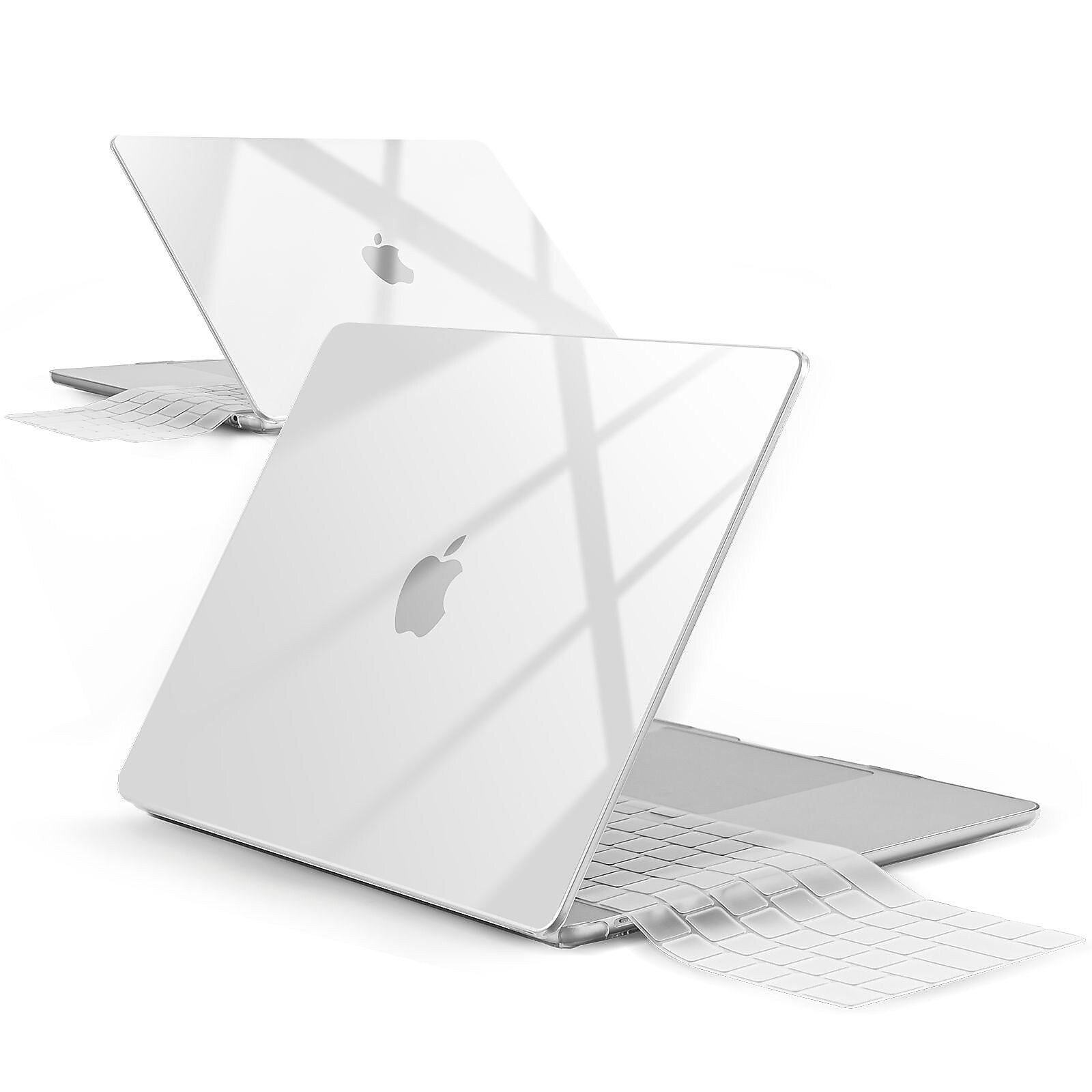 TechProtectus Hard-Shell Case/Keyboard Cover for Apple 15" Macbook Air 2023 M2, Clear (TP-CYCL-MA15M2)