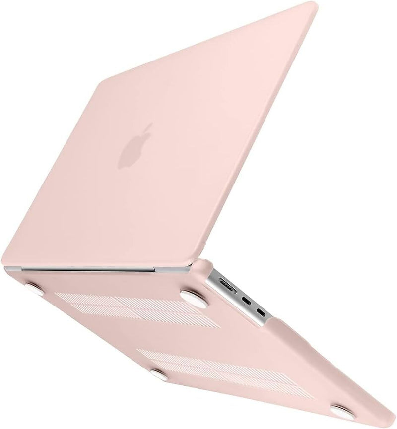 TechProtectus Hard-Shell Case/Keyboard Cover for Apple 15" Macbook Air 2023 M2, Rose Quartz (TP-RQ-MA15M2)