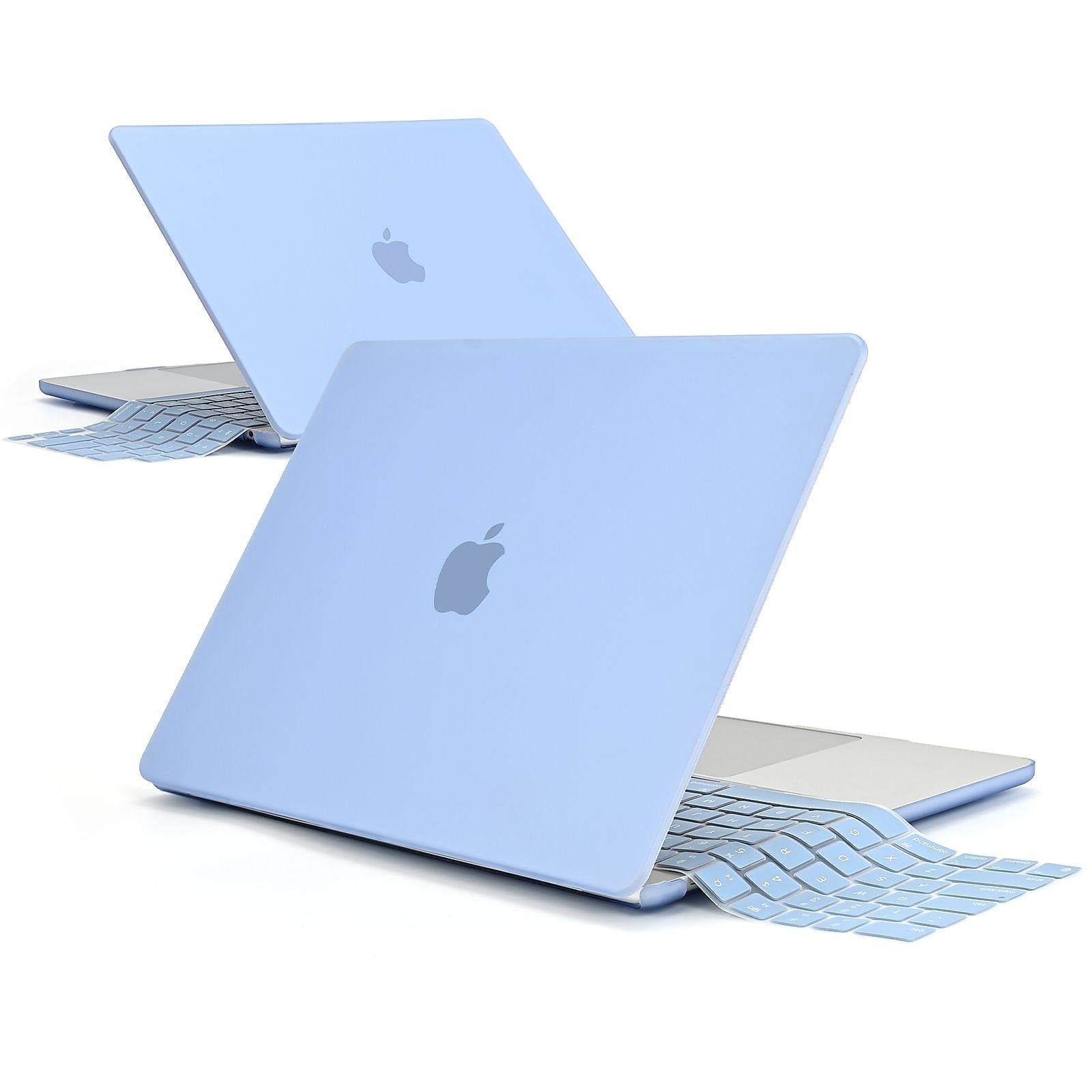 TechProtectus Hard-Shell Case/Keyboard Cover for Apple 15" Macbook Air 2023 M2, Serenity Blue (TP-SB-MA15M2)