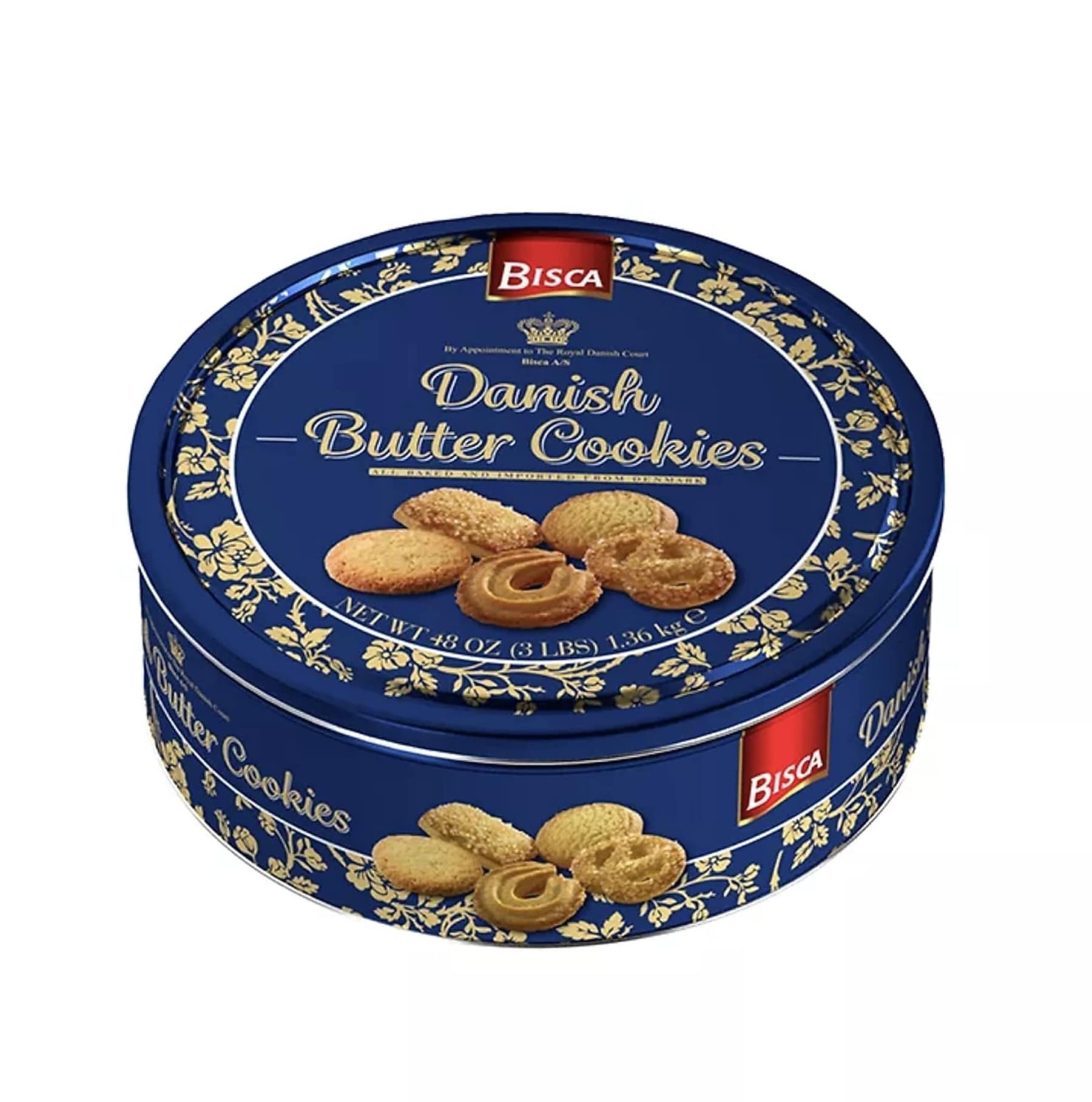 Bisca Danish Butter Cookie Tin, 3 lb (220-02223)