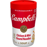 Campbell's Soup on the Go Chicken with Mini Noodles, 10.75oz Cup, 8/Box (351-00007)